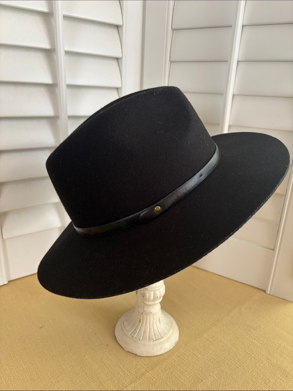 Banana Republic Felt Wool Fedora Hat Sz S/M